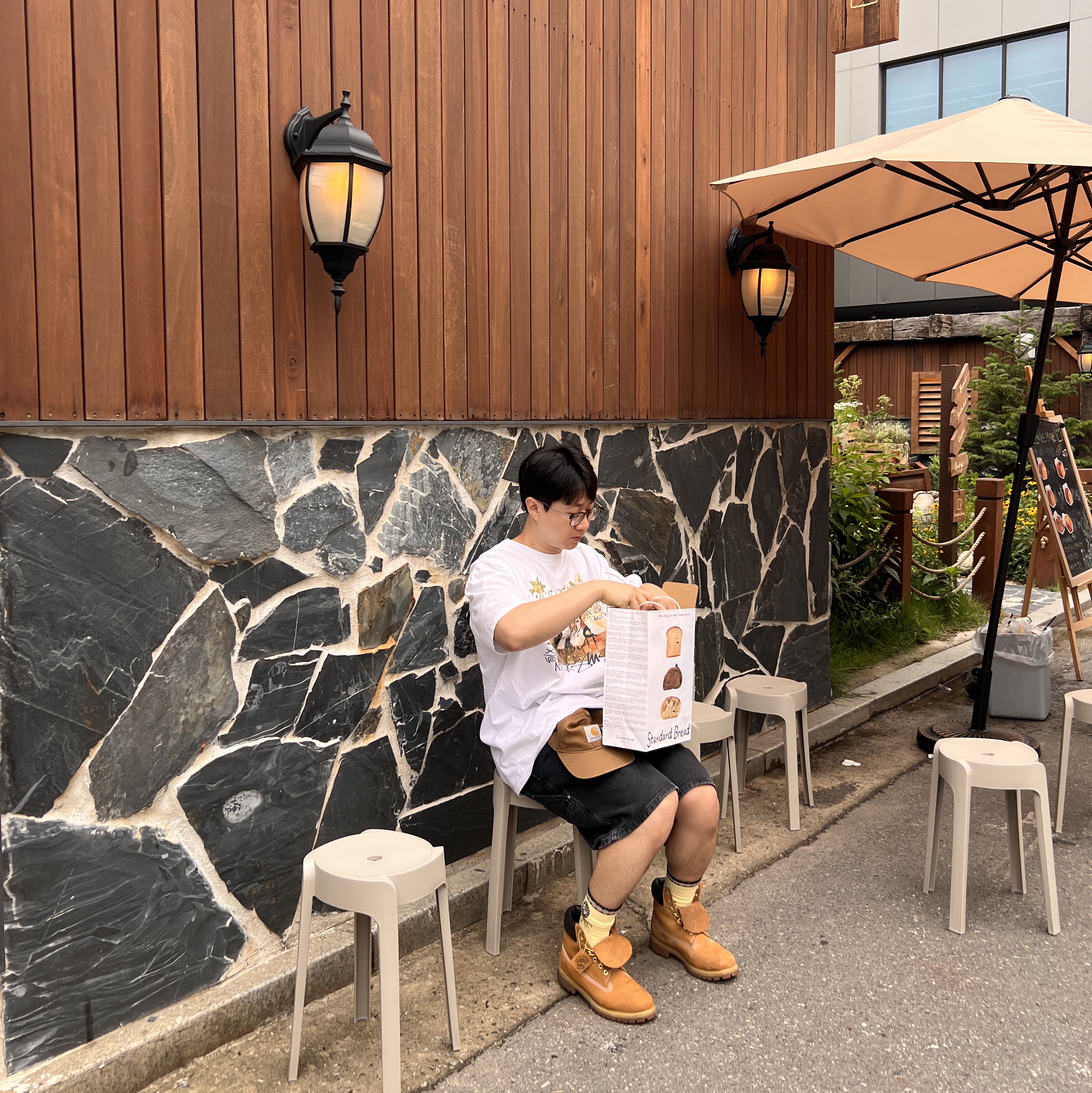 Timberland Premium 6 inch Waterproof Boot Wheat Nubuck - Wide 착용 스타일
