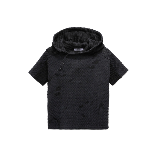 IGNTCR240 Ignota Core:12 Button Hoodie Black