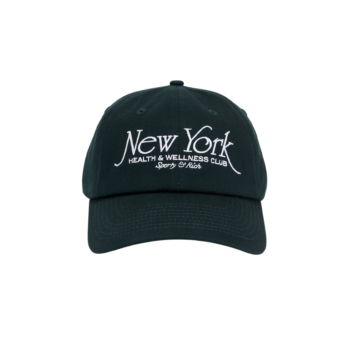 AC040606034GR Sporty & Rich NY 94 Baseball Cap Forest