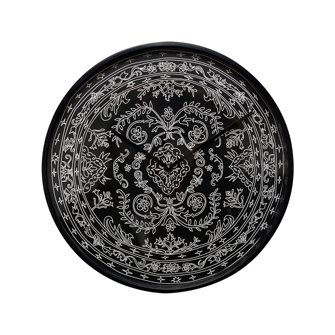 세이투셰 두들 페르시안 월 클락 블랙(Say Touche Doodle Persian Wall Clock Black)