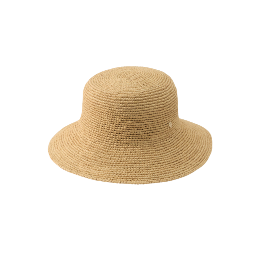 HAT51985 (W) Helen Kaminski Esther Bucket Hat Natural