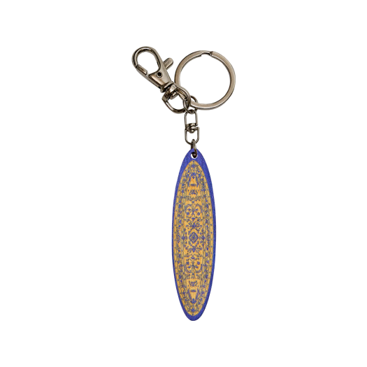 _SAYTOUCHE108_5 Say Touche Doodle Persian Keyring Deep Blue