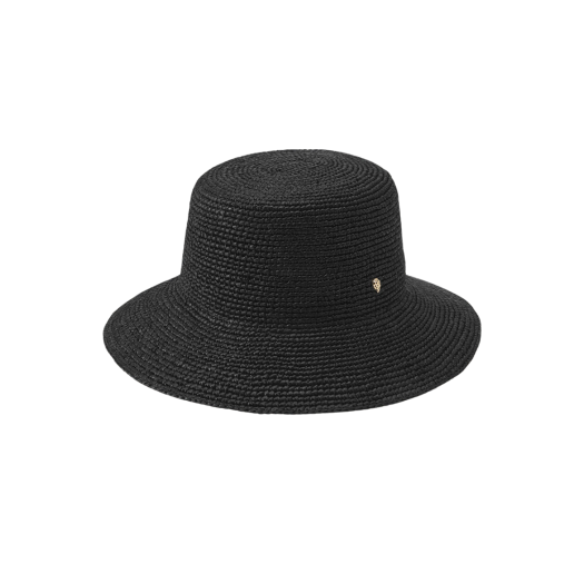 HAT51985 (W) Helen Kaminski Esther Bucket Hat Charcoal