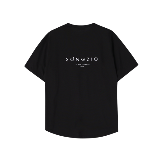 SH5TS553BK Songzio Homme Origin Paris T-Shirt Black