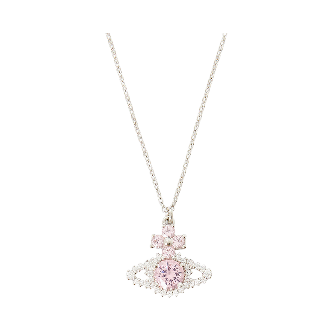 (W) 비비안 웨스트우드 발렌티나 오브 네클리스 실버((W) Vivienne Westwood Valentina Orb Necklace Silver) - 1