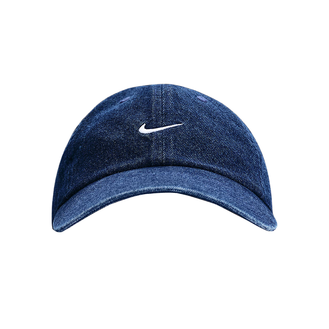 나이키 클럽 언스트럭처 데님 캡 컬리지 네이비 화이트(Nike Club Unstructured Denim Cap College Navy White)