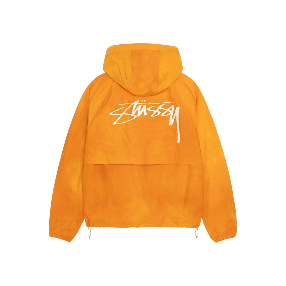 stussy BEACH SHELL JACKET オレンジ Stussy Wave Dye Beach Shell Jacket Orange Men's Jacket Size