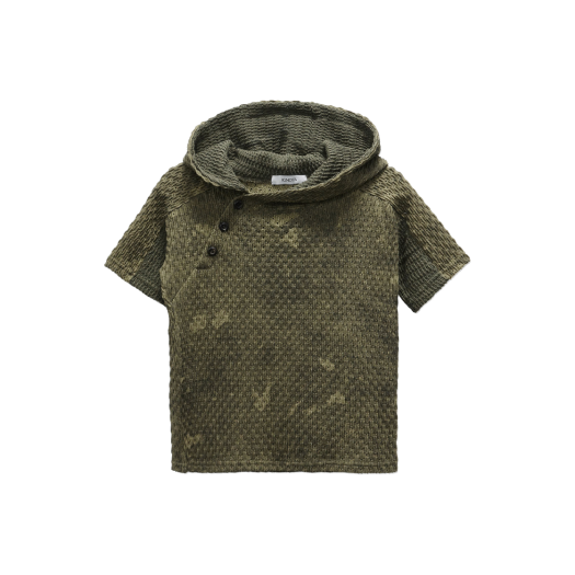 IGNTCR241 Ignota Core:12 Button Hoodie Khaki