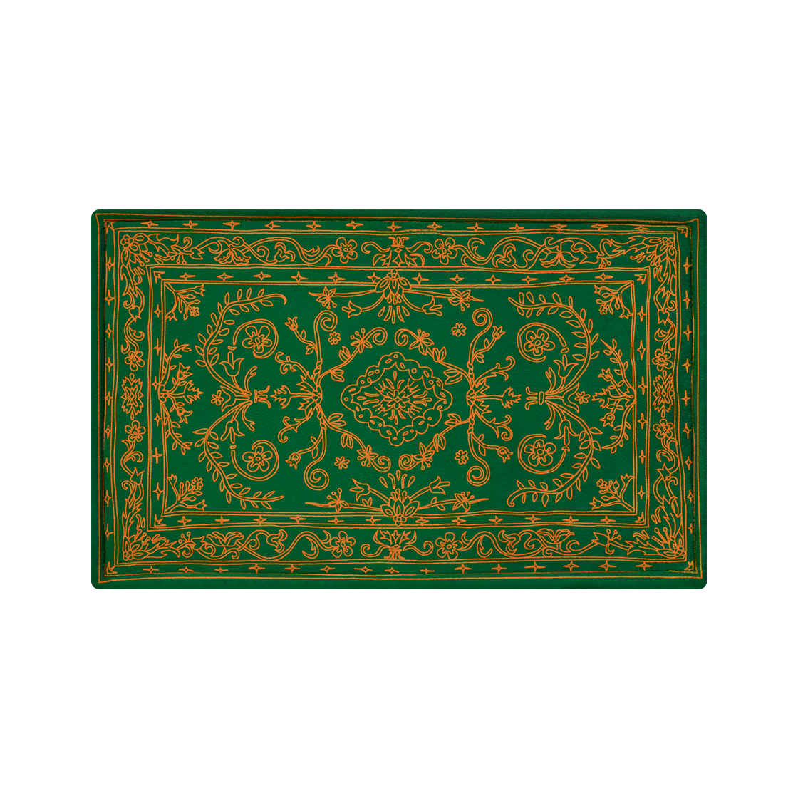 세이투셰 두들 페르시안 사각 러그 그린