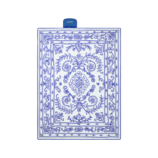 _SAYTOUCHE116_2 Say Touche Doodle Persian Picnic Mat Blue