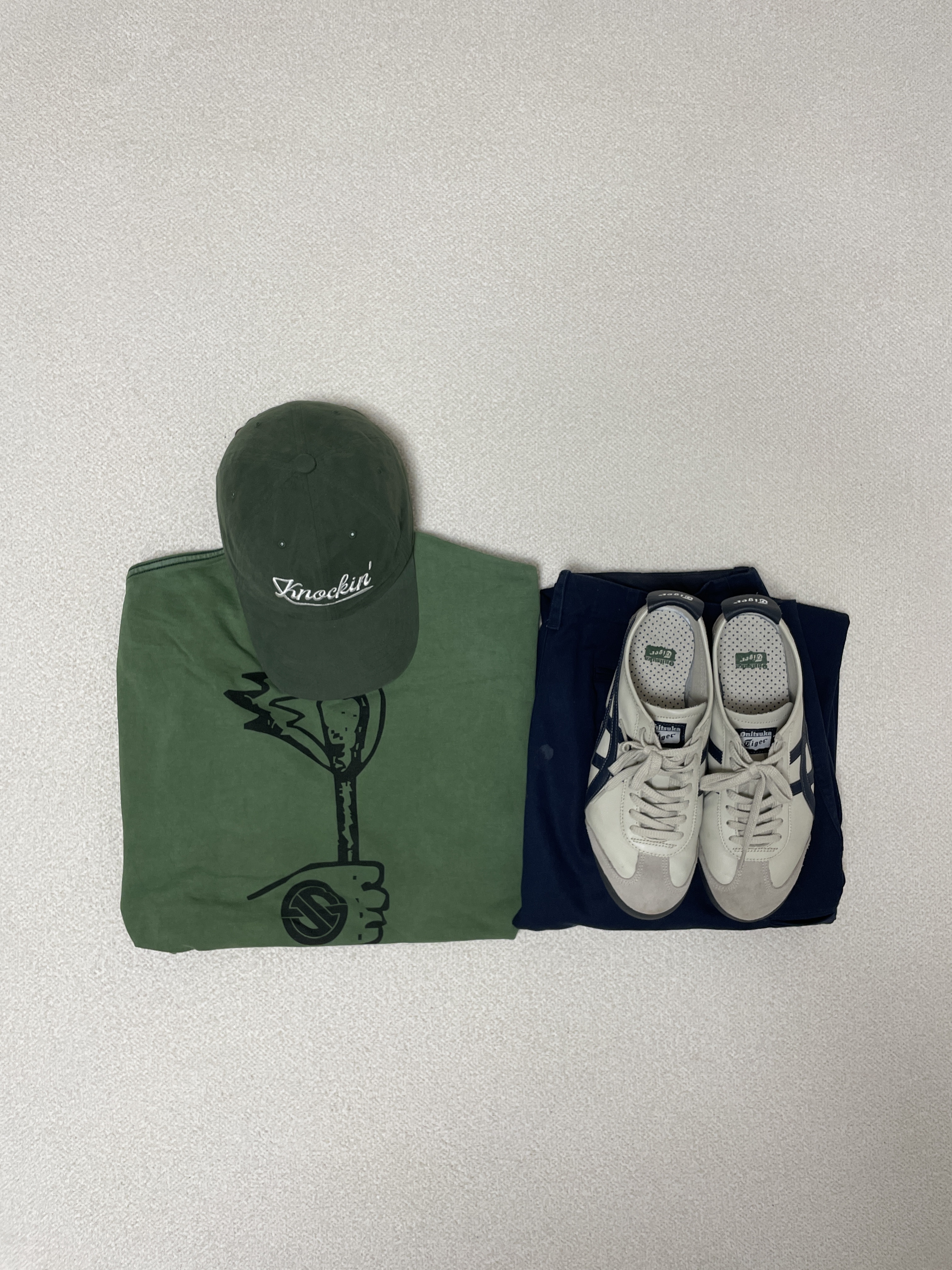 Onitsuka Tiger Mexico 66 Birch 착용 스타일 - 1