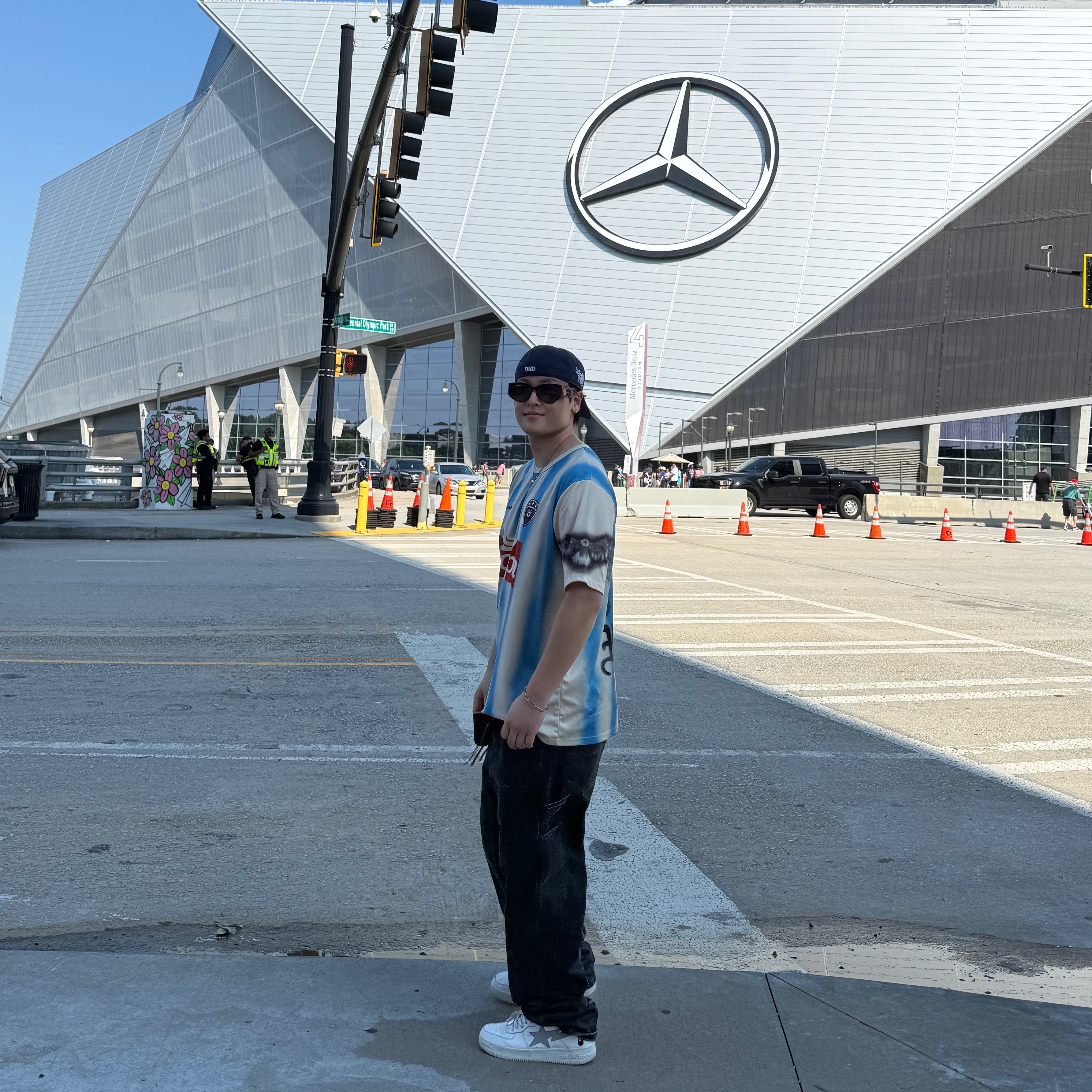 Kith x New Era the New York Yankees 59Fifty Navy, Travis Scott Argentina Soccer Jersey White Light Blue 착용 스타일 - 3