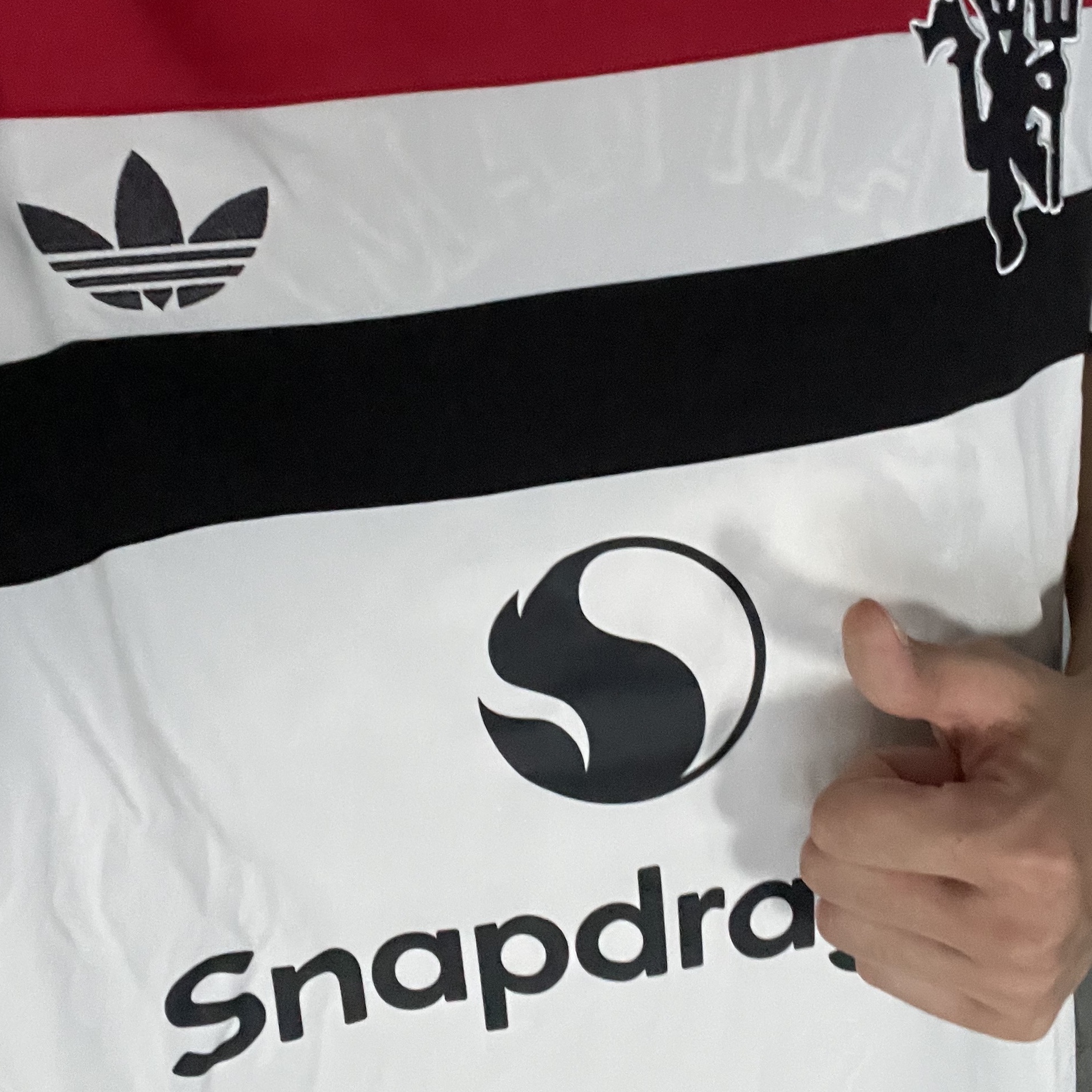 Adidas Manchester United 2024/25 3rd Jersey Off White - KR Sizing (Non Marking Ver.) 착용 스타일