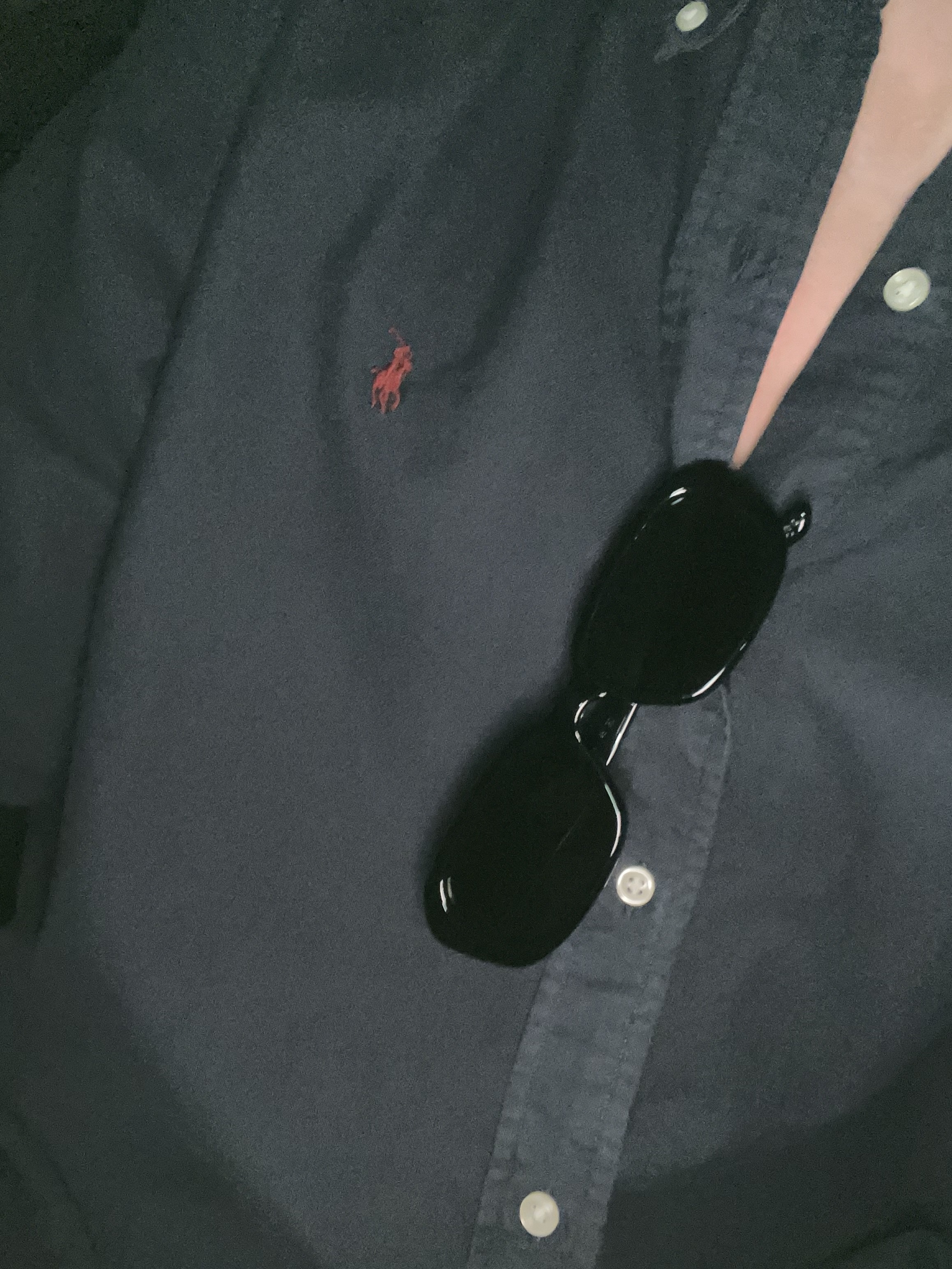 Gentle Monster x Maison Margiela MM207 Black Gray, [30% 적립] Polo Ralph Lauren Classic Fit Garment Dyed Oxford Shirt White 착용 스타일