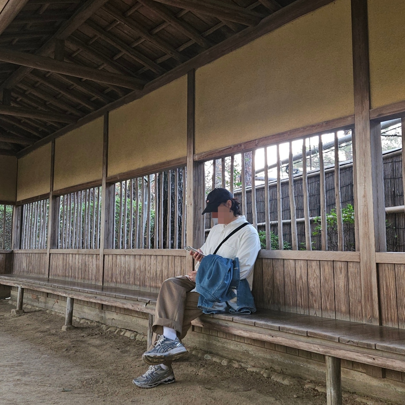 Ciota Weapon Chino Cloth Pants Beige - 25SS, Asics Gel-Kayano 14 Cream Pure Silver 착용 스타일