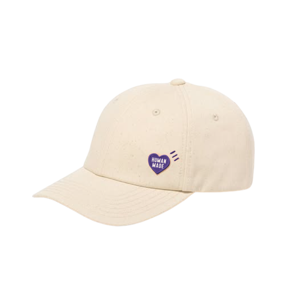 - Human Made 6 Panel Twill Cap White - Fukuoka Store Exclusive