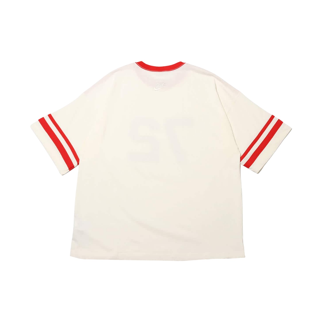 나이키 NSW 티셔츠 세일 유니버시티 레드 - 아시아(Nike NSW T-Shirt Sail University Red - Asia) - 2