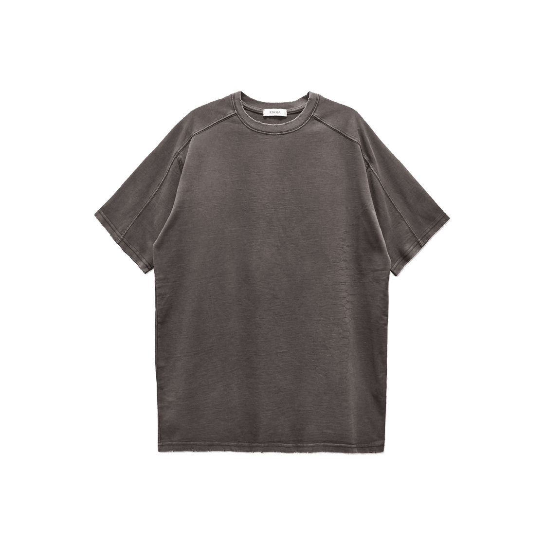 IGNTCR252 Ignota Core:12 Imprint SS T Shirts Charcoal