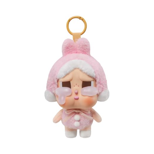 Pop Mart Crybaby Crying Again Series Plush Keyring I'll Give You All My Love (Opened Case)