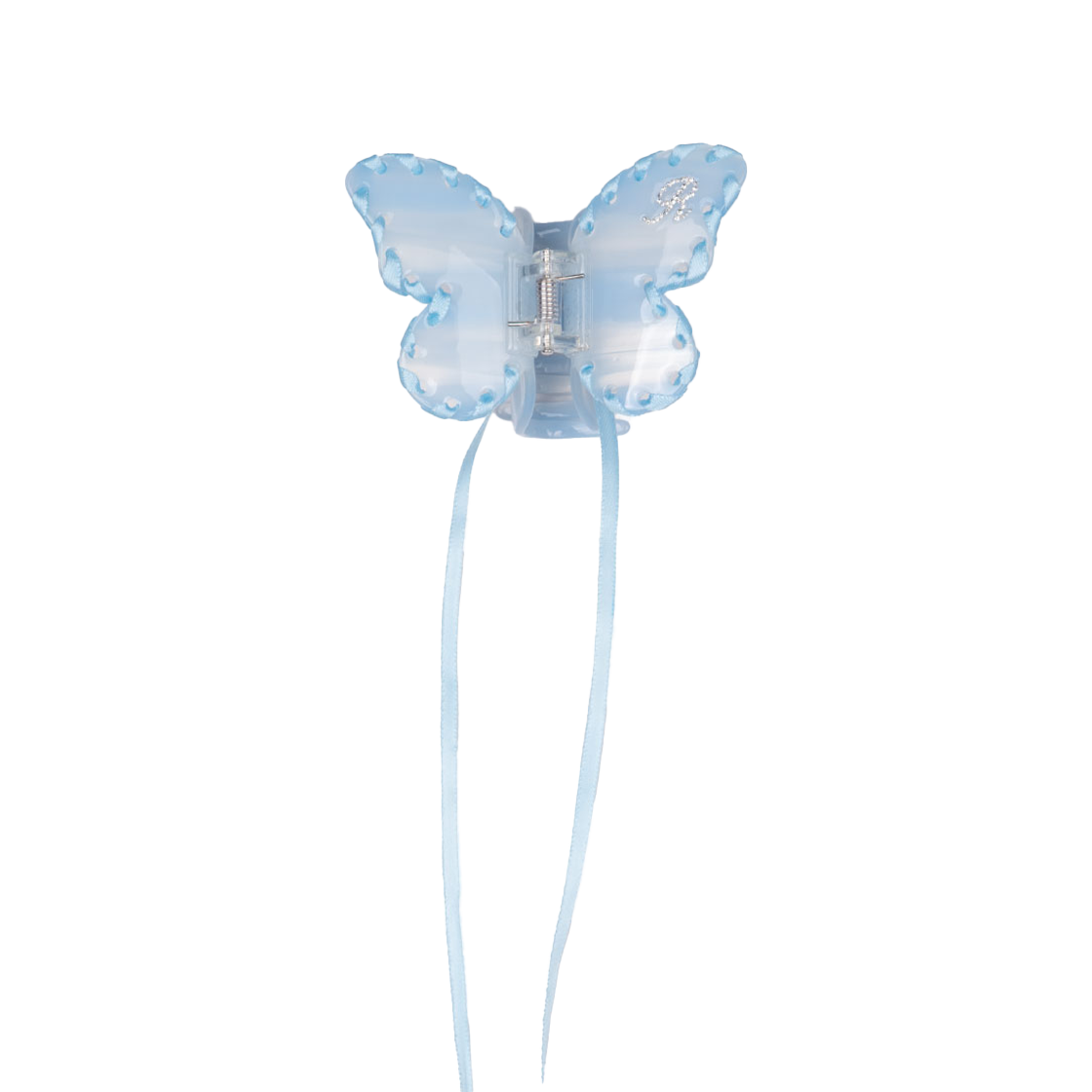 P0000ENJ Roughneck Butterfly Hair Clip Blue