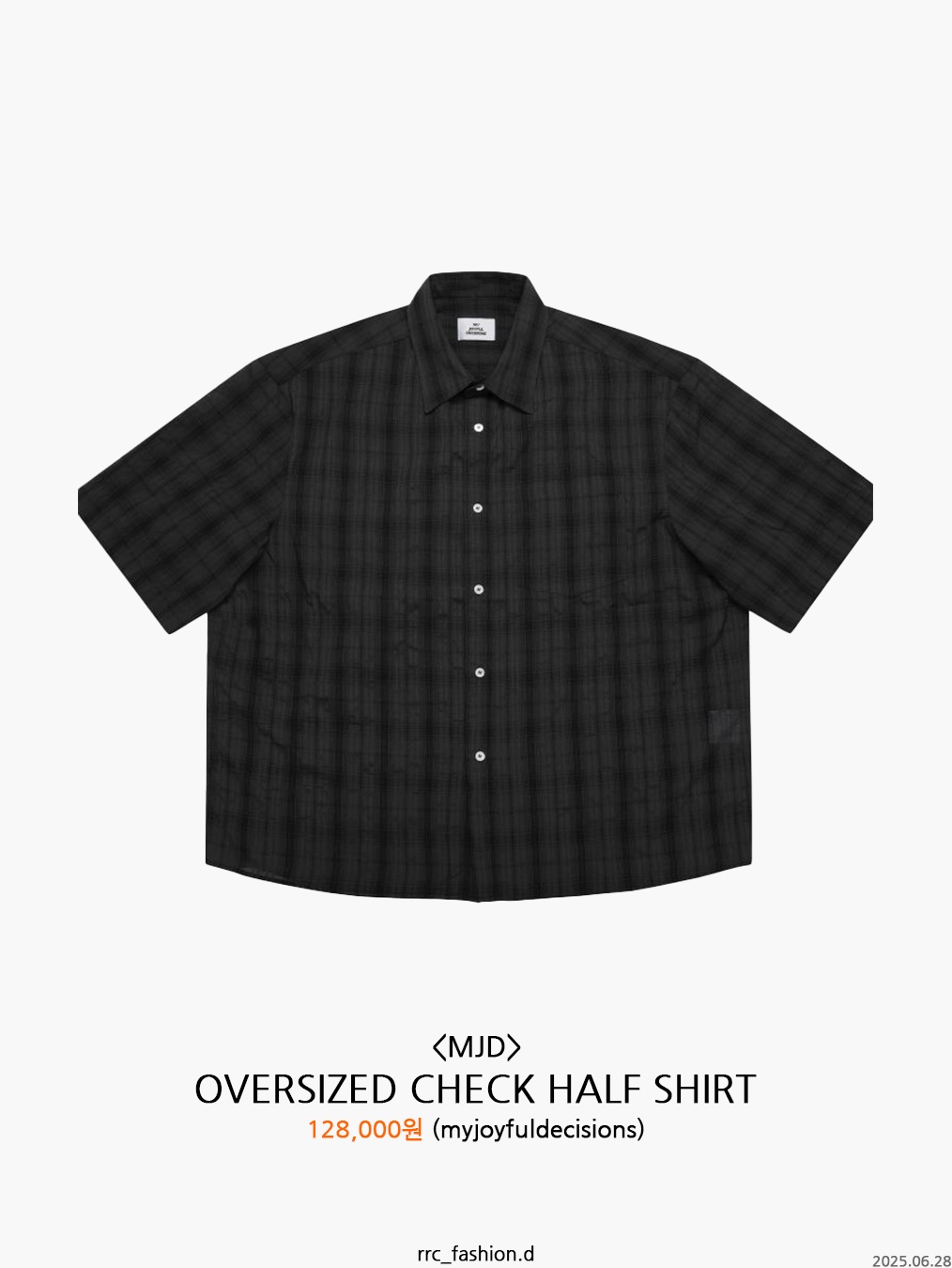 DANDEL Breezy Plaid Check Shirt Sky Blue, Garden Express Multi Check Half Shirt Blue 착용 스타일 - 8