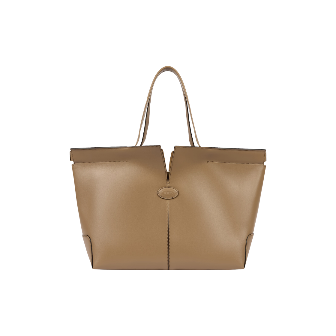 XBWDBMA0250RORC806 Tod's Di Bag Folio in Leather Medium Beige