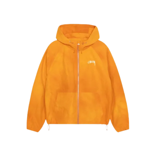 ★Stussy Wave Dye Beach Shell Jacket Persimmon★ Stussy Beach Wave Dye Shell Jacket Berry Men's - SS24 - US