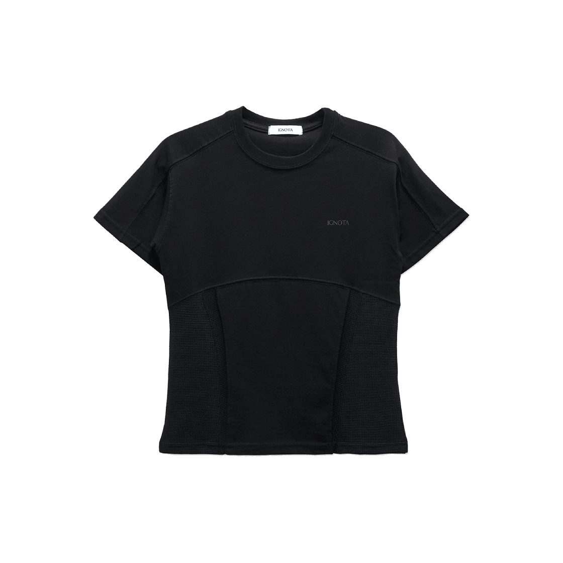 이그노타 코어:12 레이어 숏슬리브 티셔츠 블랙