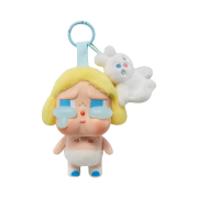 Pop Mart Crybaby Crying Again Series Plush Keyring Baby Blonde (Opened Case)