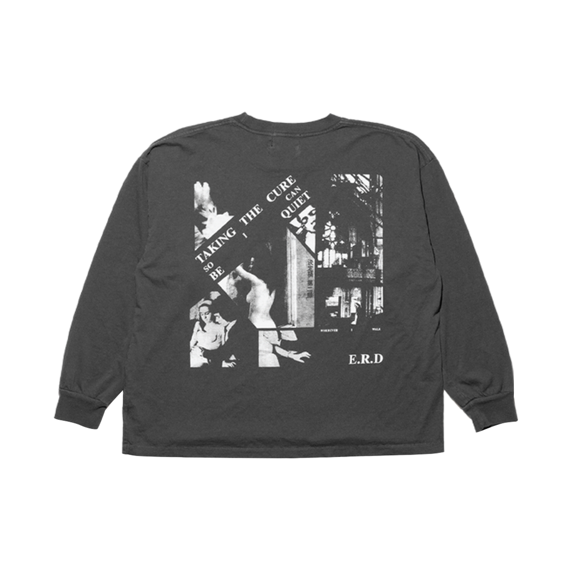 앙팡 리쉬 데프리메 테이킹 더 큐어 롱슬리브 티셔츠 페이디드 블랙