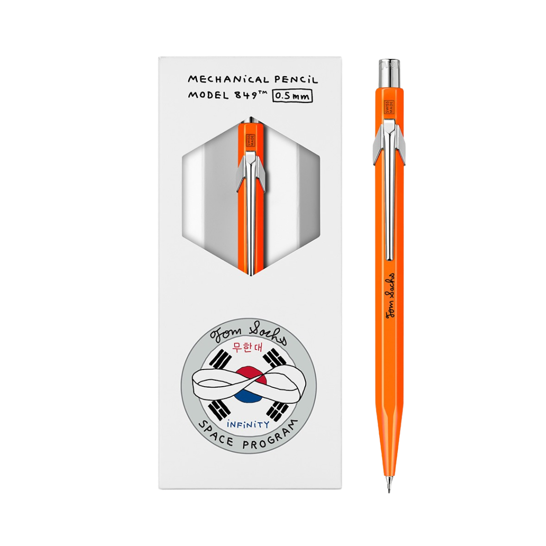 톰삭스 x 까렌다쉬 849 메탈샤프 0.5mm 오렌지(Tom Sachs x Caran d'Ache 849 Mechanical Pencil 0.5mm Orange)