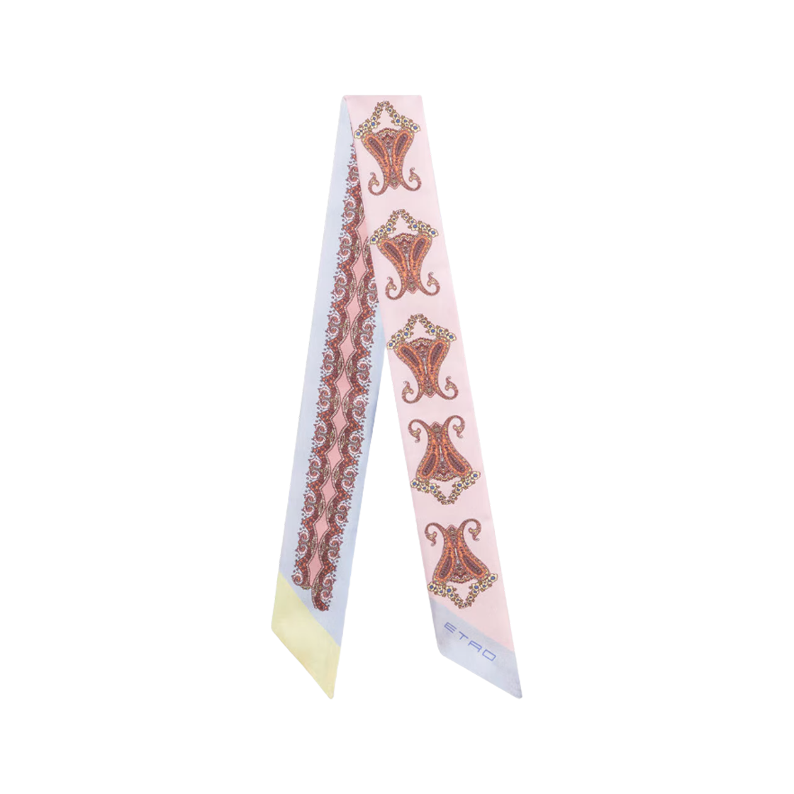 WATA0016AK647X0874 (W) Etro Silk Paisleyina with Double Paisley Motif Pink