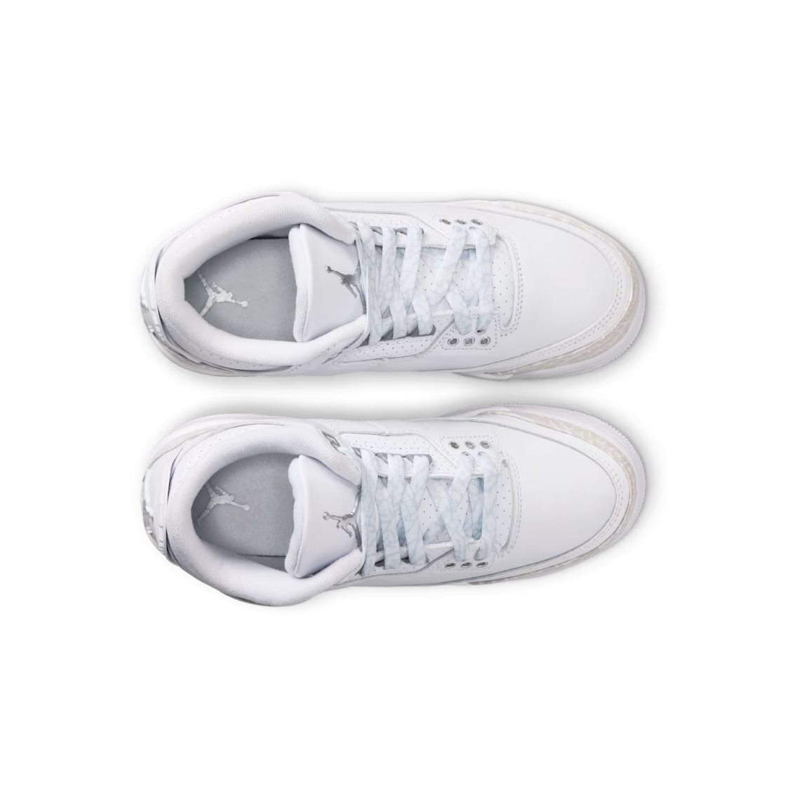 (GS) 조던 3 레트로 화이트 앤 실버((GS) Jordan 3 Retro White and Silver) - 2