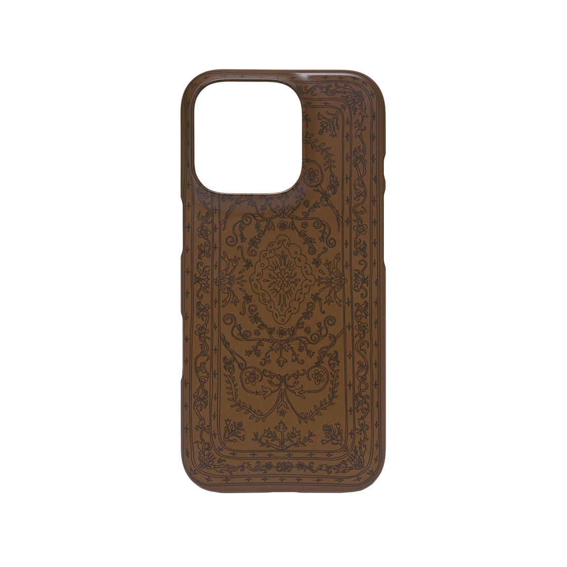 [18% 쿠폰] 세이투셰 두들 페르시안 폰케이스 브라운([18% 쿠폰] Say Touche Doodle Persian Phonecase Brown)