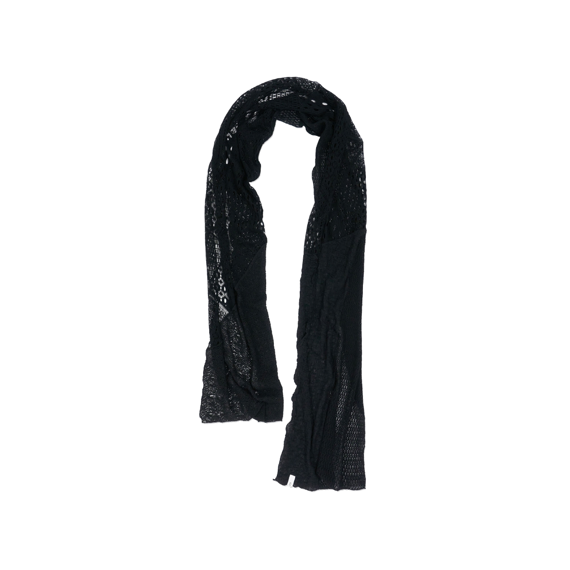 IGNTCR220 Ignota Leaf Scarf Black
