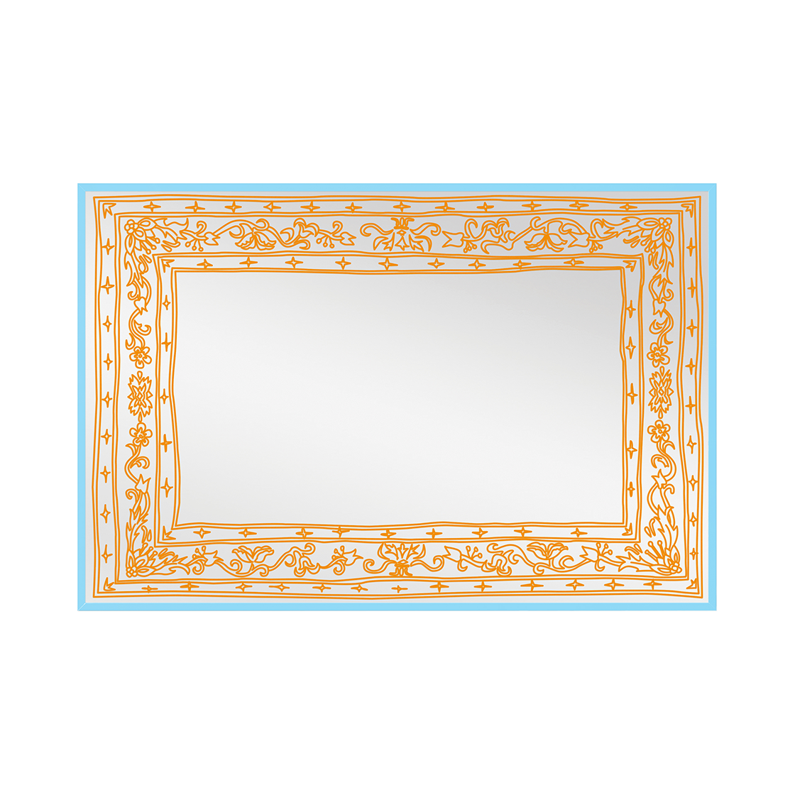 세이투셰 두들 페르시안 거울 오렌지(Say Touche Doodle Persian Mirror Orange)
