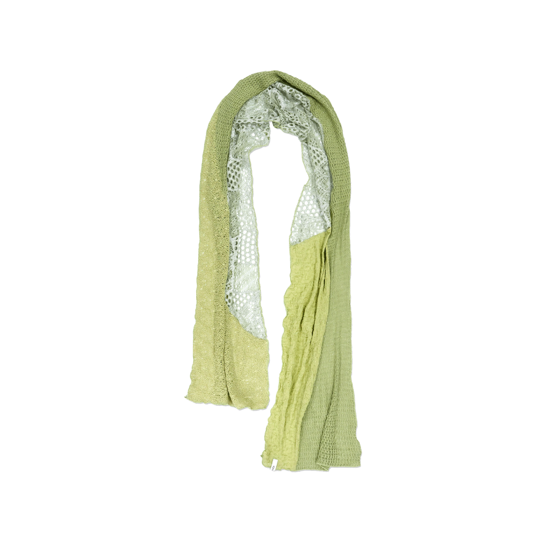 IGNTCR221 Ignota Leaf Scarf Lime