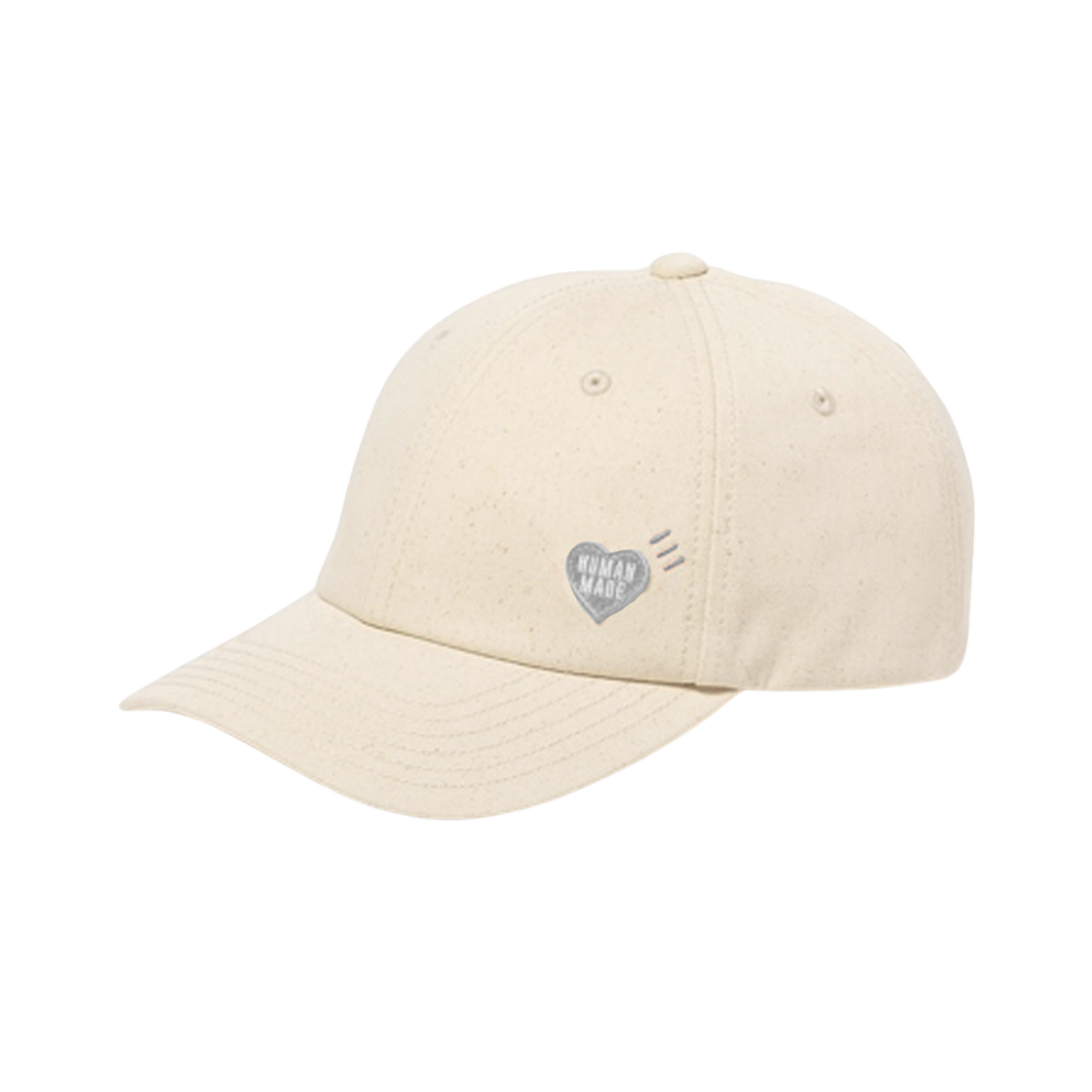 휴먼 메이드 6 패널 트윌 캡 화이트 - 삿포로 스토어 한정(Human Made 6 Panel Twill Cap White - Sapporo Store Exclusive) - 1