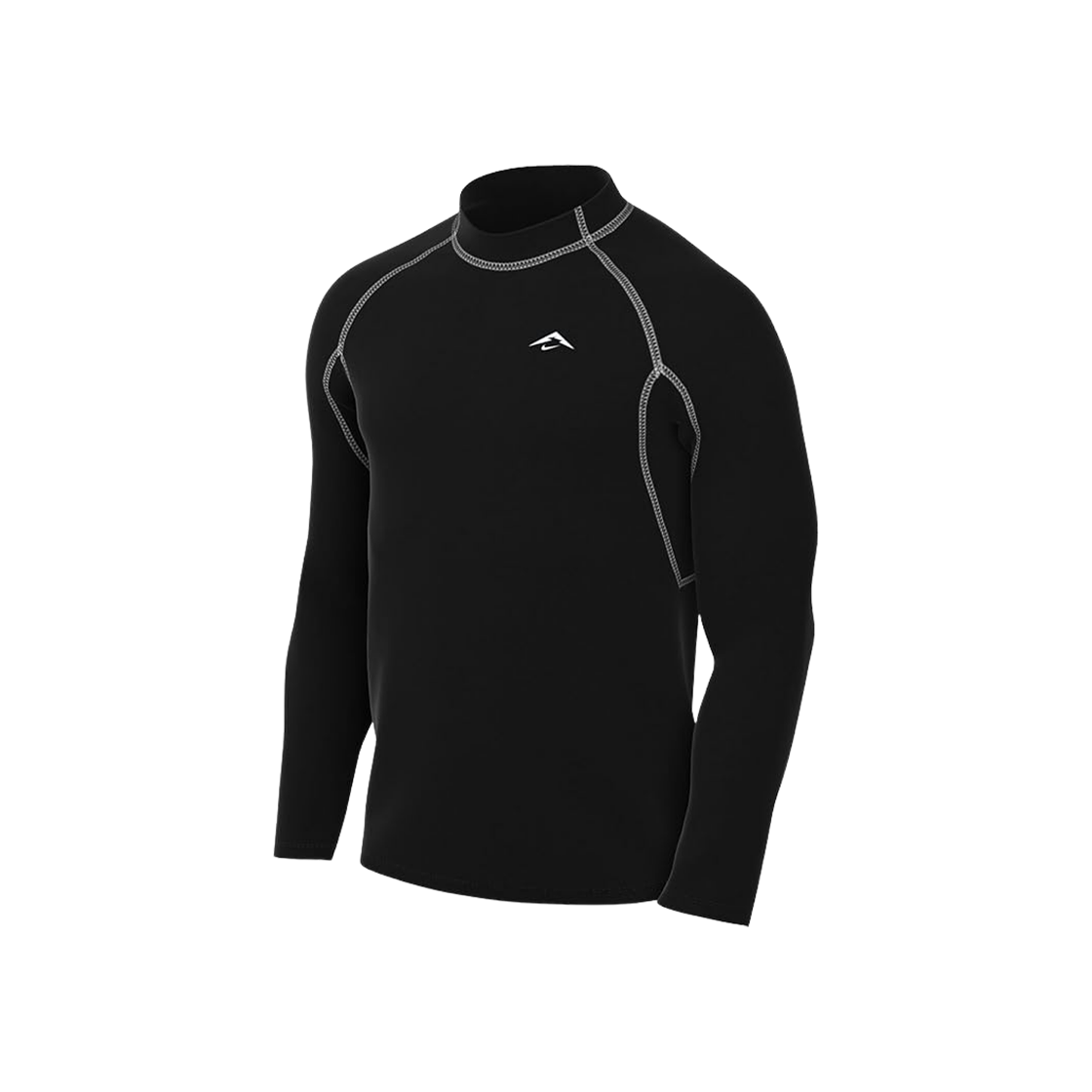 FB8598-010 Nike Trail Dri-Fit Long Sleeve Running Top Black White - Asia