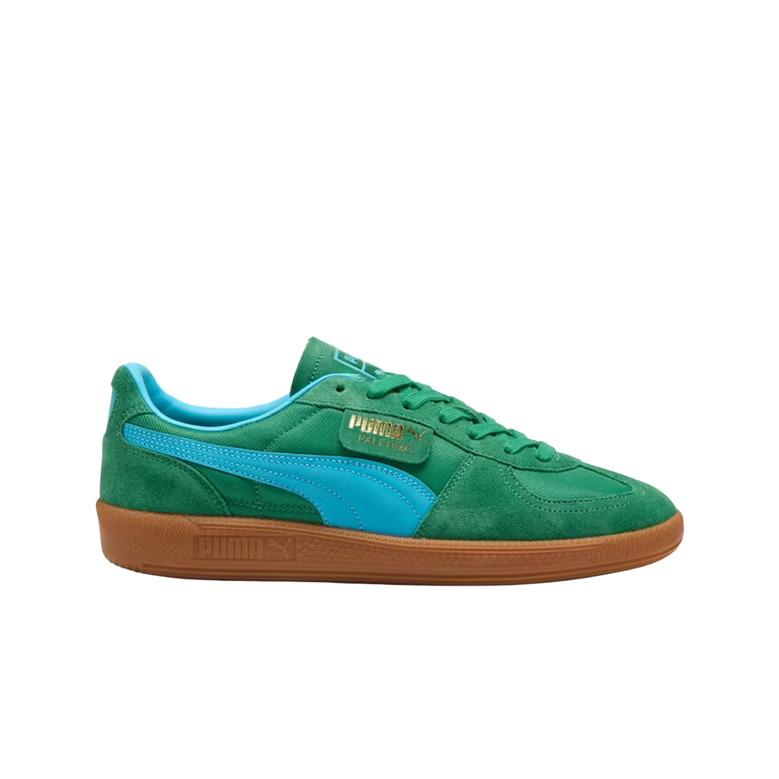401364-01 Puma Palermo Vintage Update Archive Green Bright Aqua