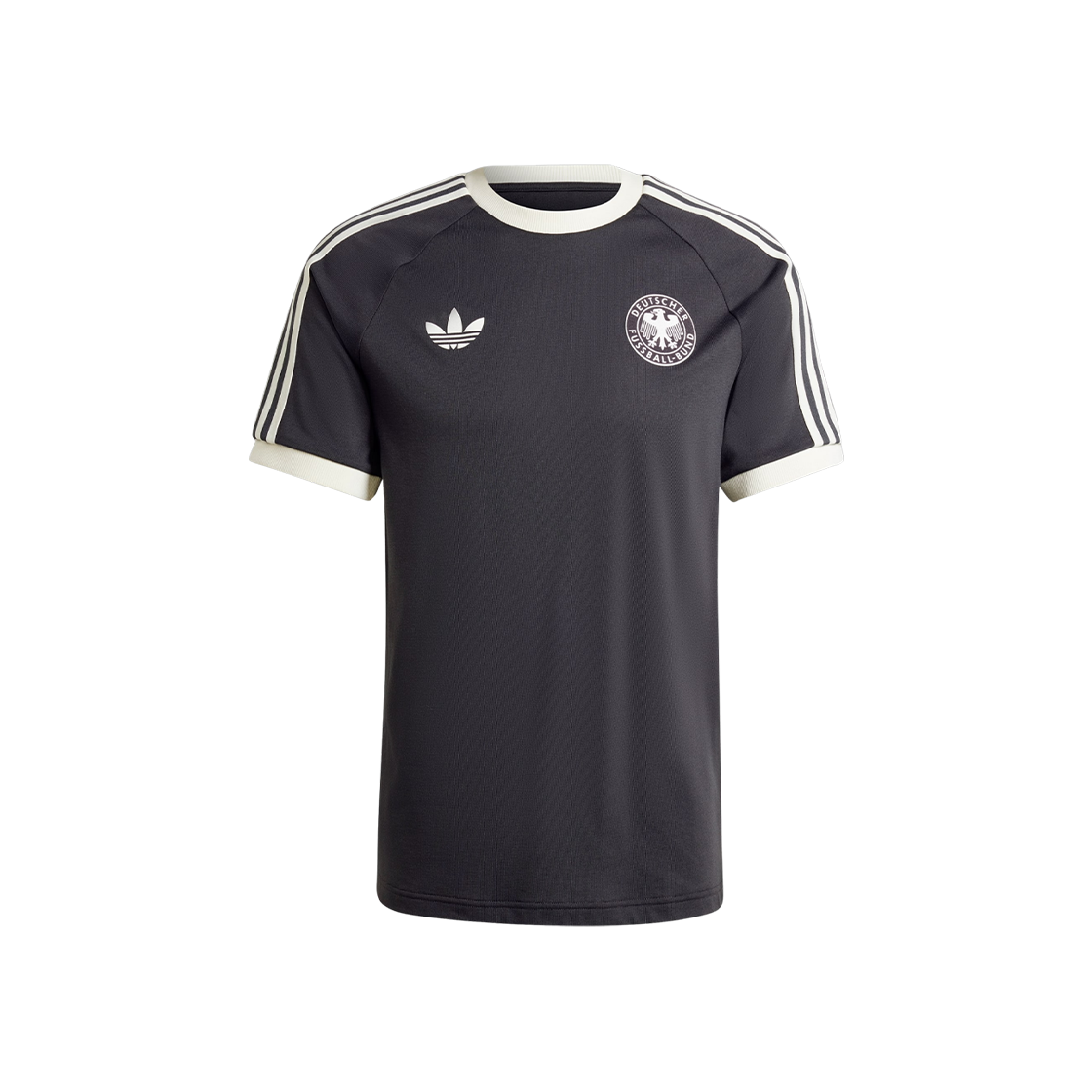 IU2103 Adidas Germany Adicolor Classics 3-Stripes T-Shirt Utility Black - KR Sizing
