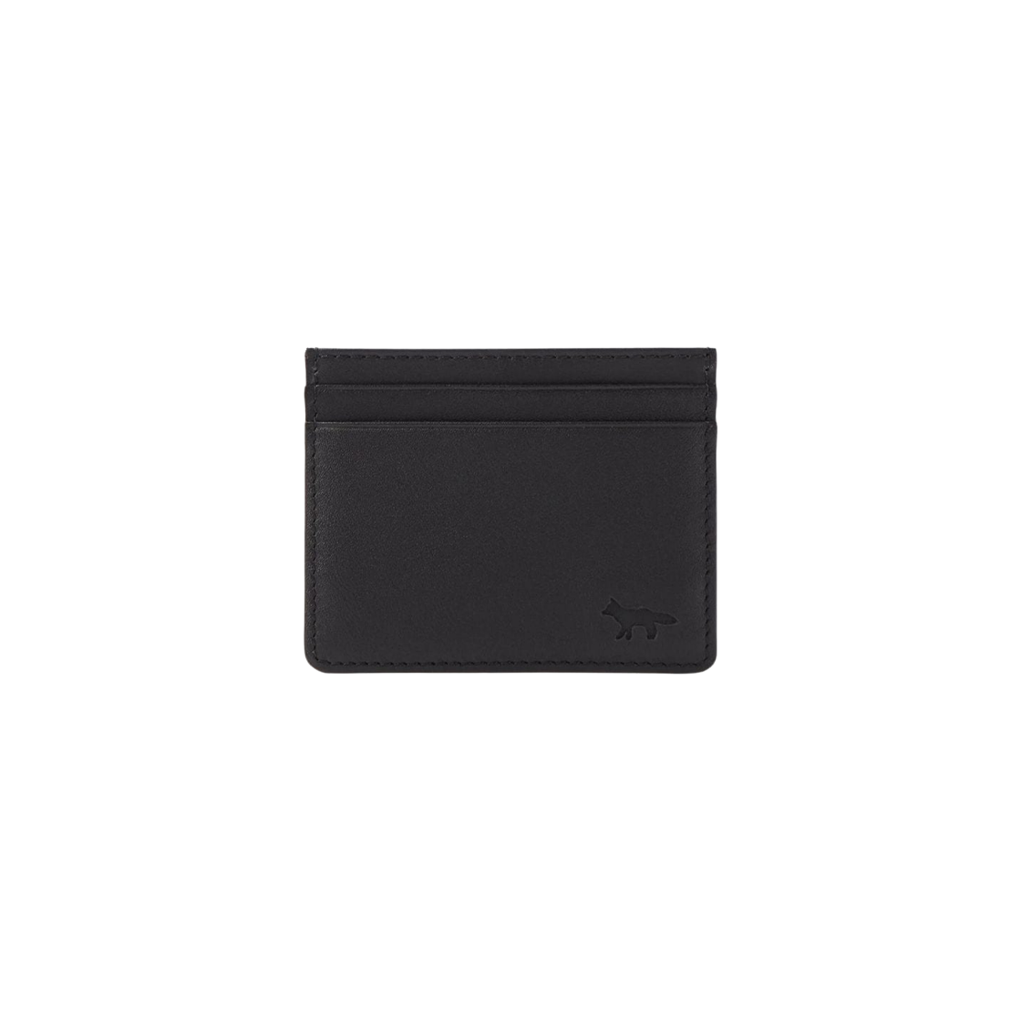 메종 키츠네 프로파일 폭스 카드 홀더 블랙(Maison Kitsune Profile Fox Card Holder Black)