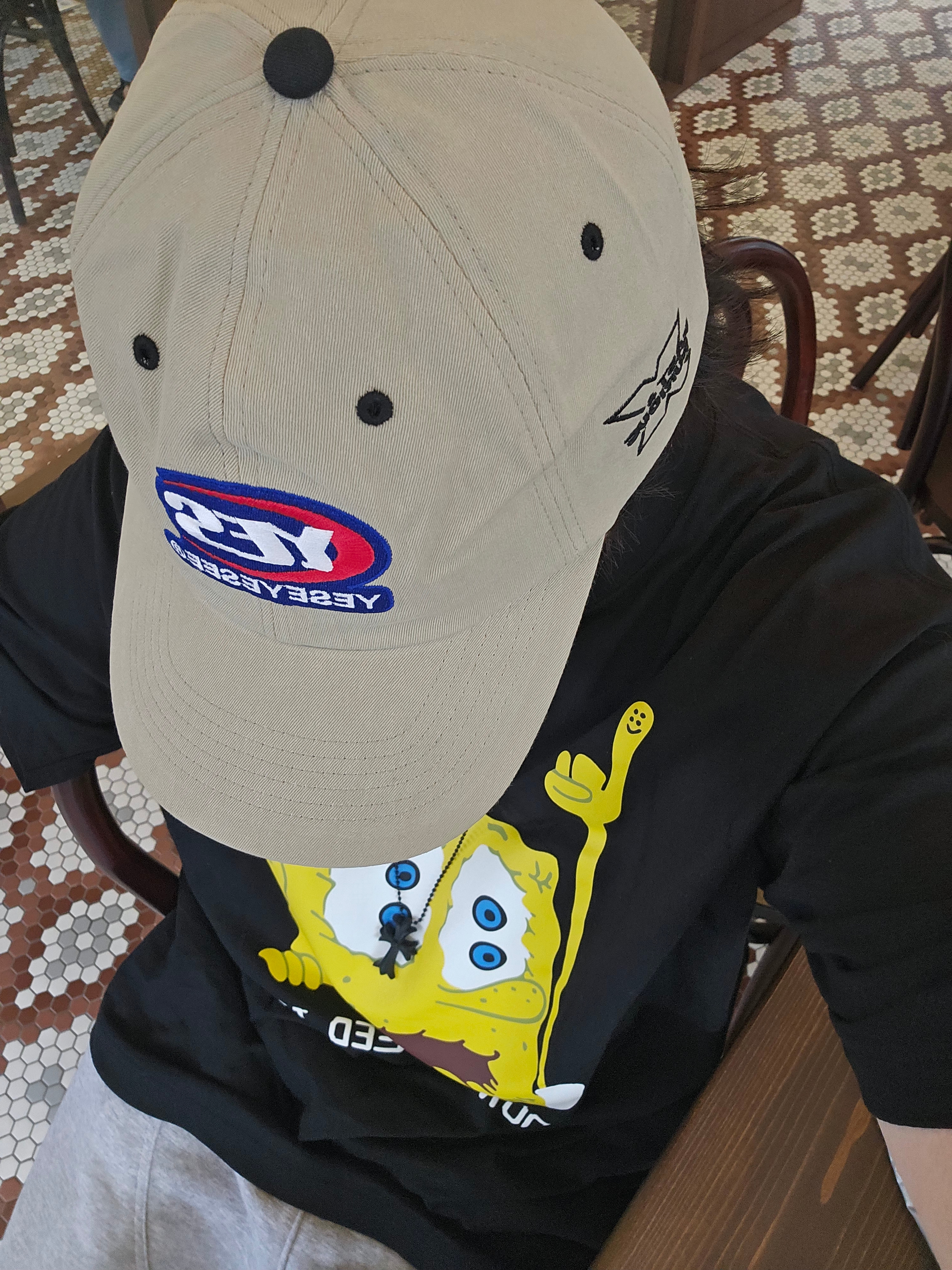 Uniqlo UT x CPFM x SpongeBob Graphic T-Shirt D Black - KR 착용 스타일