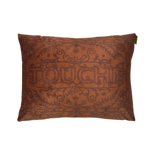 _SAYTOUCHE113_3 Say Touche Doodle Persian Cushion Brown