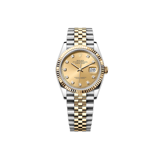 ITIEDBKJVBFV Rolex Datejust 36-126233 Champagne 10P Jubilee