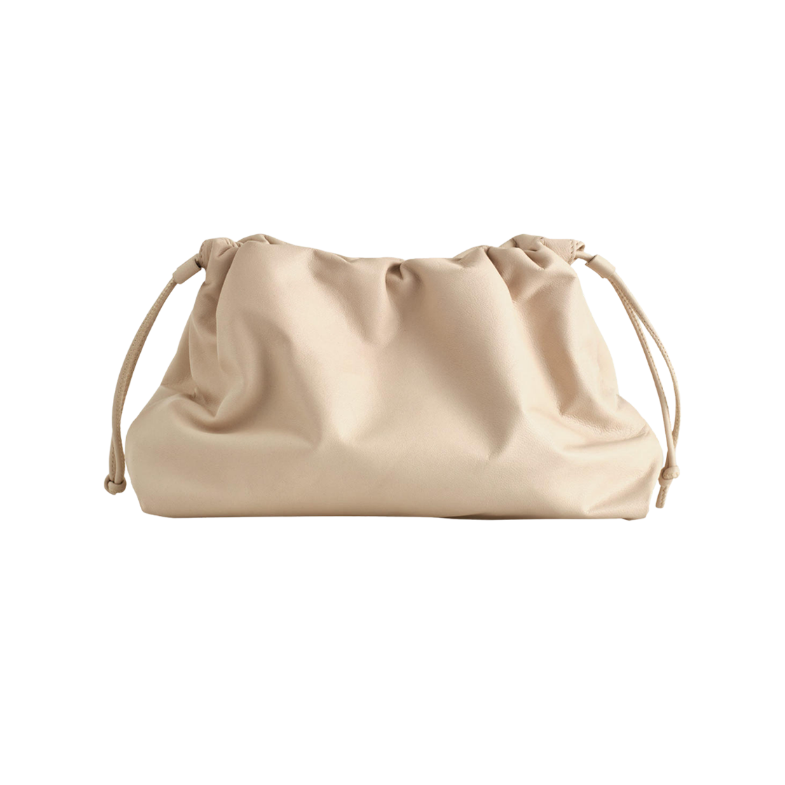 【COS】◆CAVATELLI MINI CLUTCH - PINK◆1261617001◆ CAVATELLI MINI CLUTCH - FAUX SHEARLING