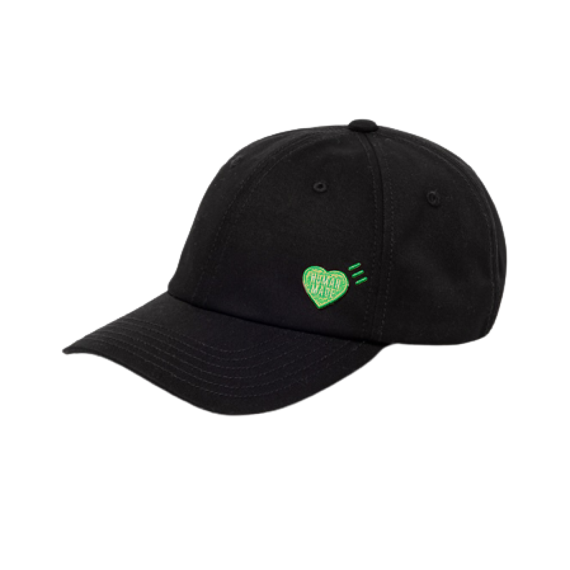 - Human Made 6 Panel Twill Cap Black - 1928 Store Exclusive