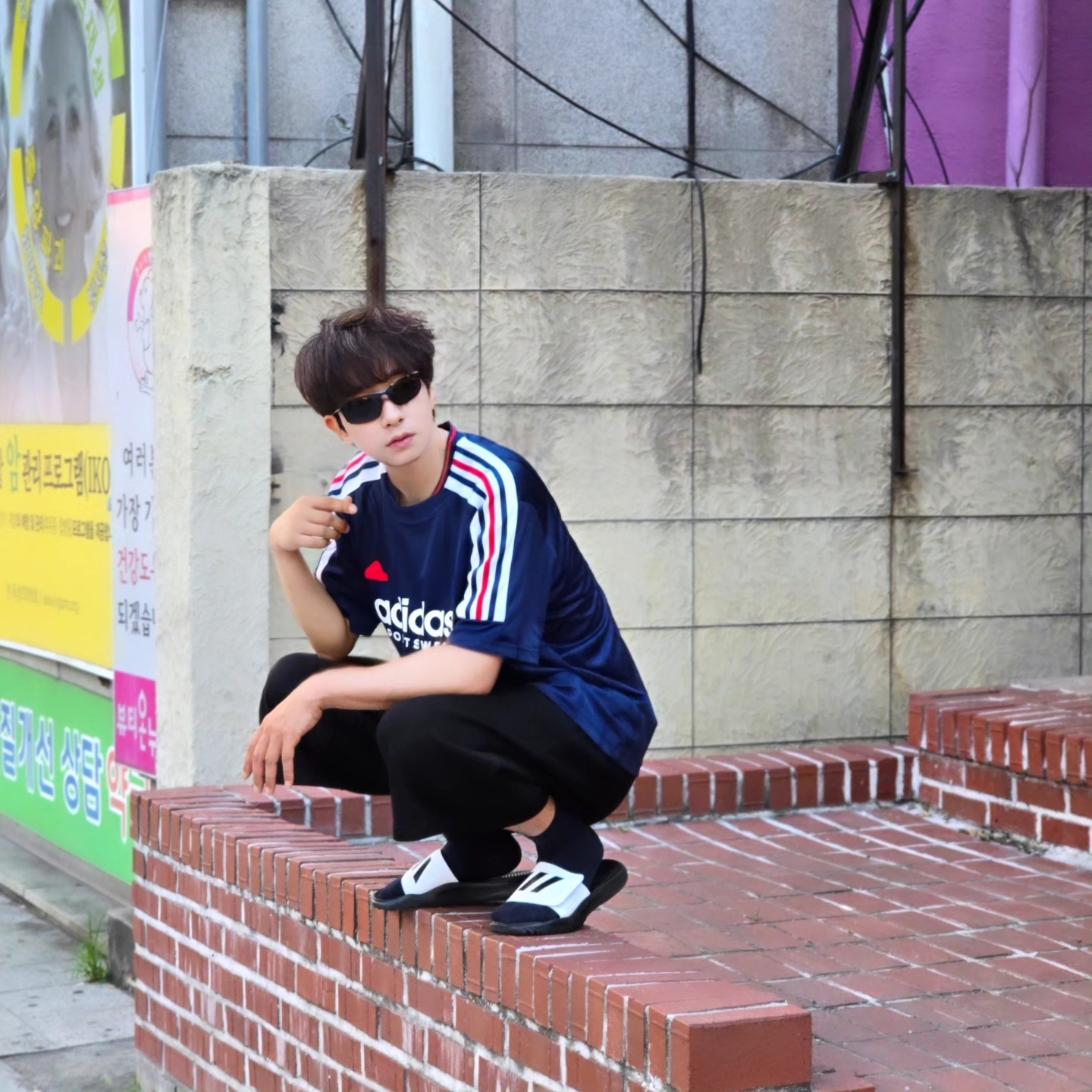 Adidas House of Tiro Nations Pack T-Shirt Team Navy Blue 2 - KR Sizing, Adidas House of Tiro Nations Pack T-Shirt Team Navy Blue 2 - US Sizing 착용 스타일 - 3