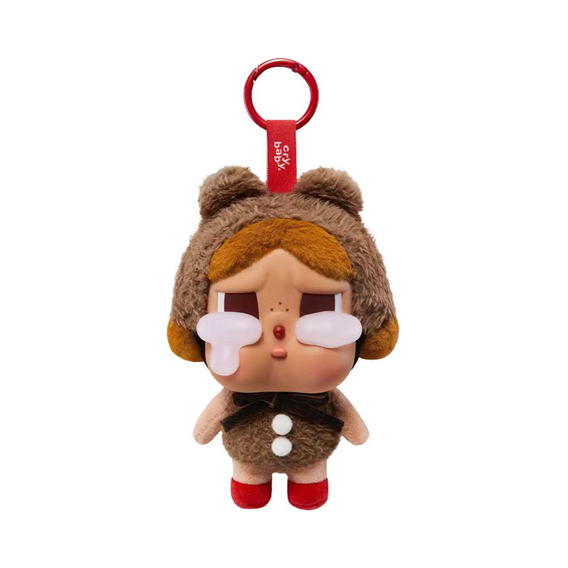 팝마트 크라이베이비 크라잉 어게인 시리즈 플러시 키링 곰 (개봉 박스)(Pop Mart Crybaby Crying Again Series Plush Keyring Love Makes Us Cry (Opened Case))