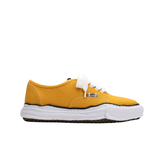 Maison Mihara Yasuhiro Baker OG Sole Canvas Low Cut Sneakers Yellow
